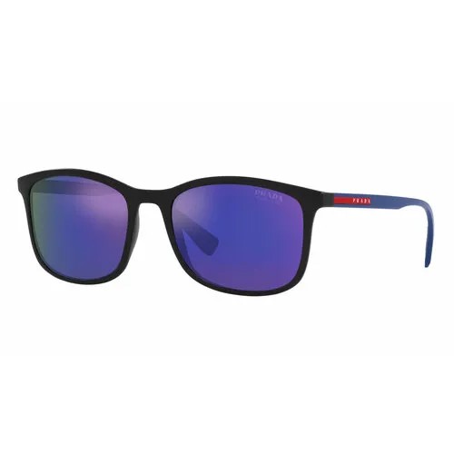 Солнцезащитные очки Prada, черный, синий