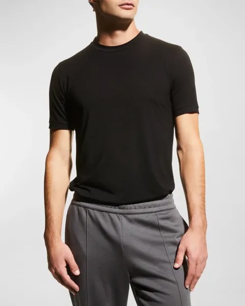 Базовая футболка с круглым вырезом Emporio Armani, цвет Black