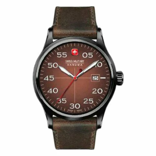 Наручные часы Swiss Military Hanowa Часы Swiss military hanowa 06-4280.7.13.005, коричневый
