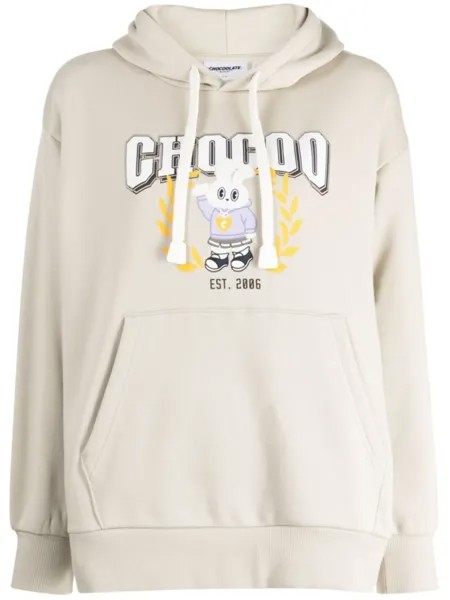Худи с логотипом CHOCOOLATE, бежевый
