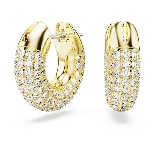 Серьги SWAROVSKI, кристаллы Swarovski, золотой