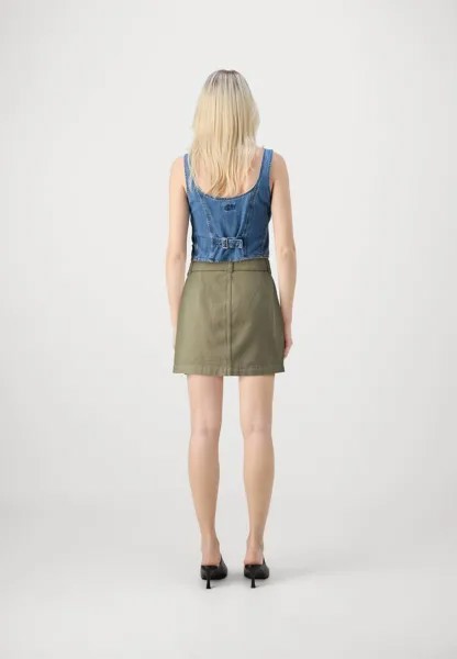 Мини-юбка HW BELT WRAP PNT ONLY, цвет Aloe