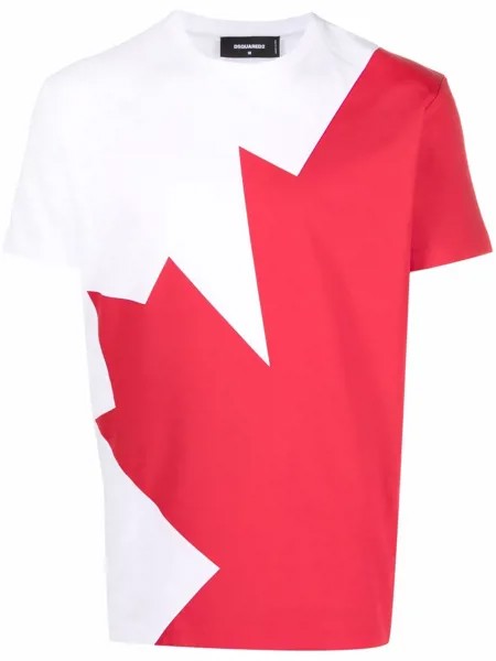 Dsquared2 футболка с логотипом Maple Leaf