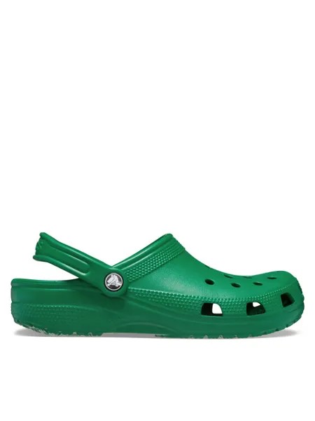 Домашние тапочки Crocs, зеленый
