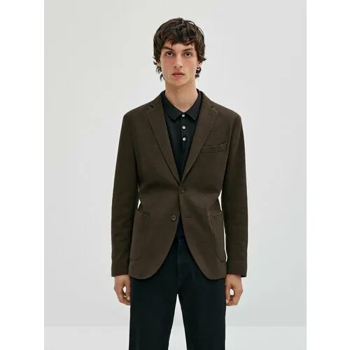 Пиджак Massimo Dutti, размер 50, хаки
