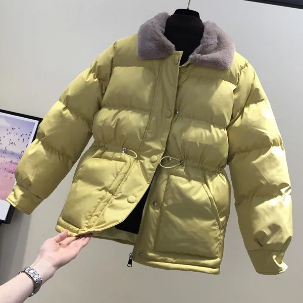 Высококачественное зимнее пальто 2021, женские Большие меховые толстовки с капюшоном, толстые парки, женские зимние куртки-пуховики