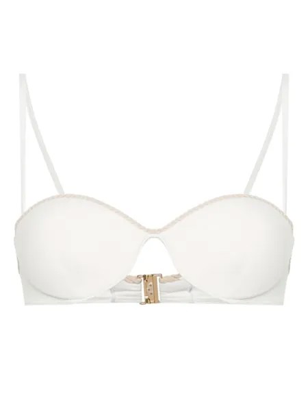 La Perla топ бикини с монограммой, белый