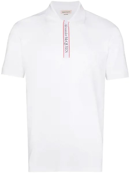 Alexander McQueen рубашка поло с логотипом