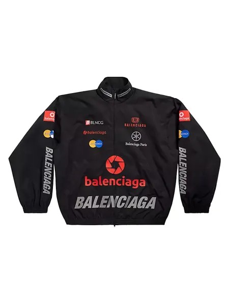Спортивная куртка Высшей лиги Balenciaga, черный
