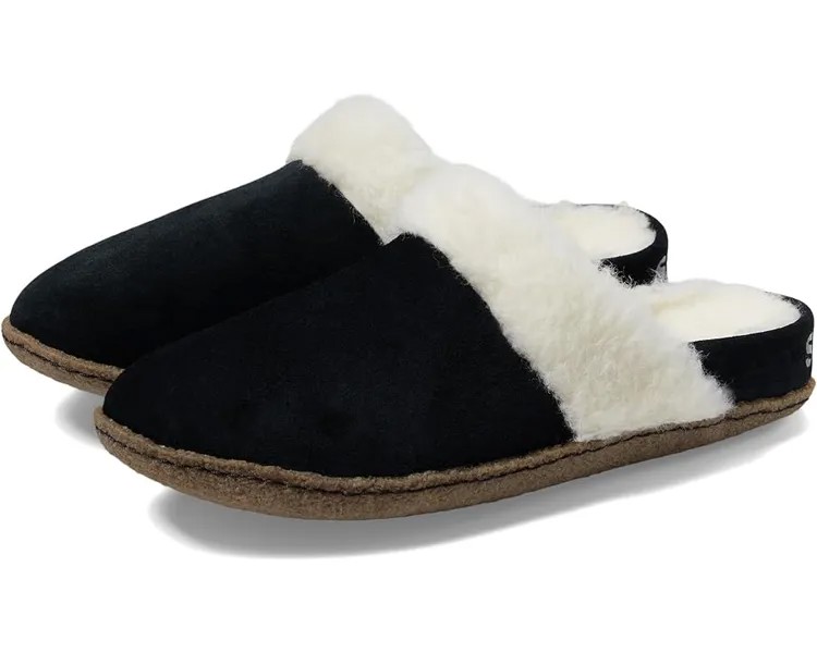 Тапочки SOREL Nakiska Slide II, цвет Black/Natural 2