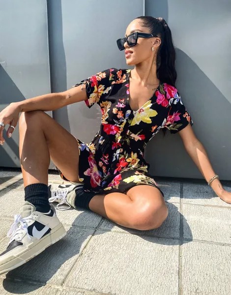 Черное платье Billabong Twirl Twist-Черный