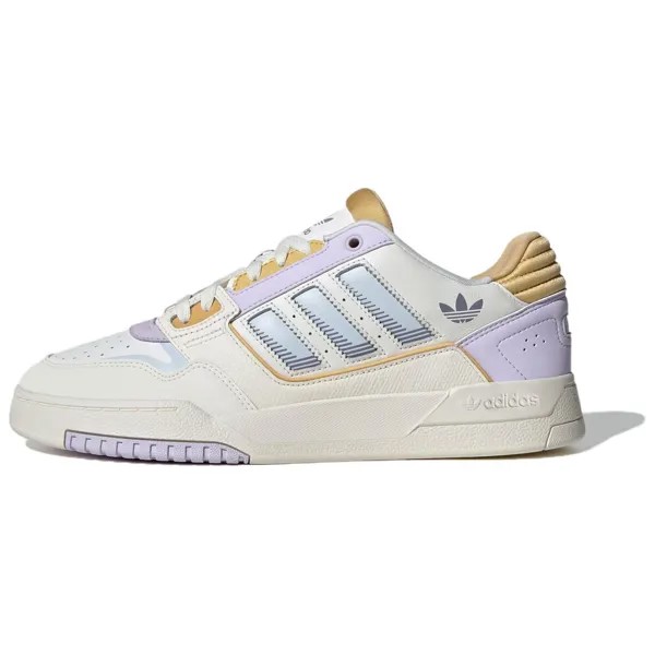Кроссовки adidas Drop Step 2.0 Skateboarding Shoes Women's Low-top White, Purple, Green, Brown., белый/фиолетовый/зеленый/коричневый