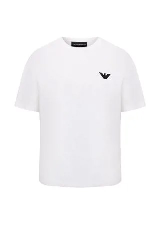 Хлопковая футболка Emporio Armani