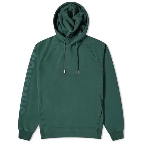 Худи Jacquemus Typo Logo, цвет Dark Green