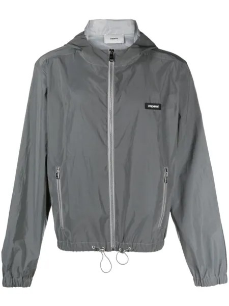 Coperni куртка Reflective Horn Blouson с капюшоном, серебристый