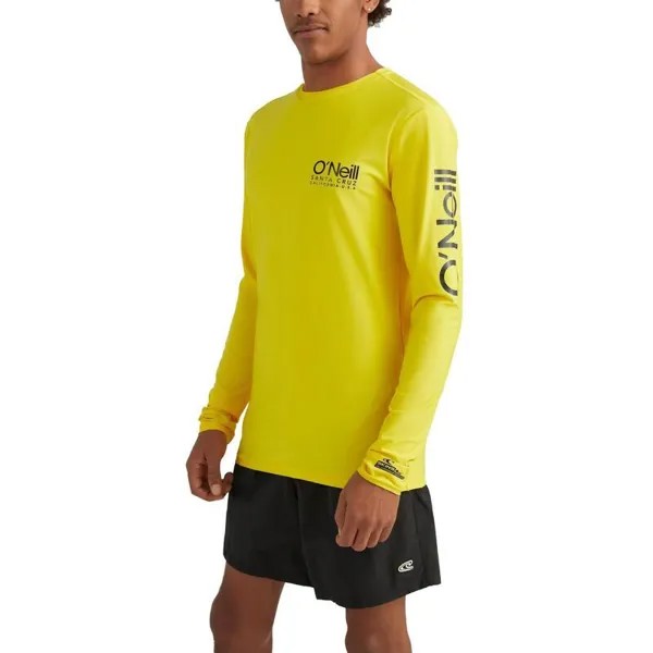 Рубашка с длинным рукавом Cali L/Slv Skins мужское - желтая O'NEILL, цвет gelb