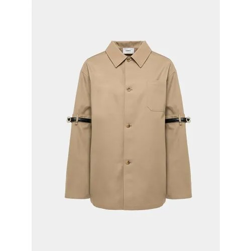Куртка-рубашка Coperni Open Elbow, размер S, бежевый