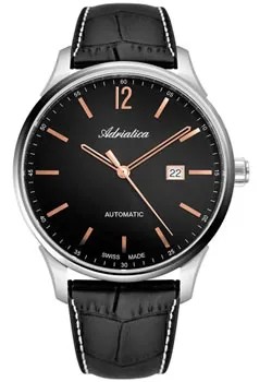 Швейцарские наручные  мужские часы Adriatica 8271.52R4A. Коллекция Automatic