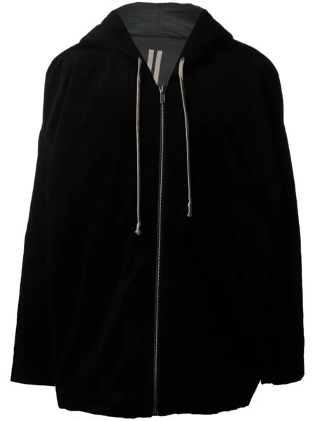 Куртка с капюшоном и кулиской Rick Owens DRKSHDW, черный