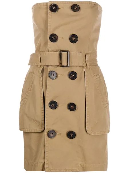 Dsquared2 платье мини с поясом