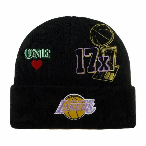 Шапка Mitchell & Ness, размер OneSize, черный