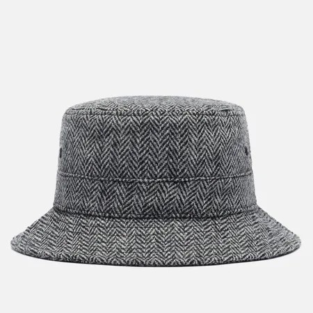 Панама Universal Works Harris Tweed, цвет серый, размер L