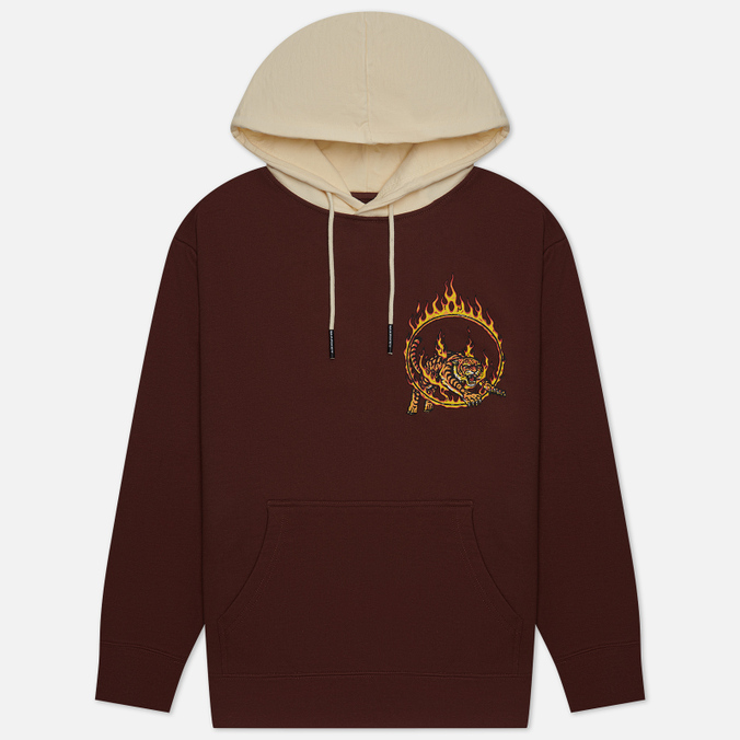 Мужская толстовка MARKET Man Eater Pullover Fleece Hoodie коричневый, Размер XL