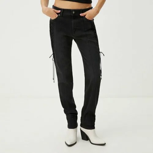 Джинсы скинни Versace Jeans Couture, размер 26, черный