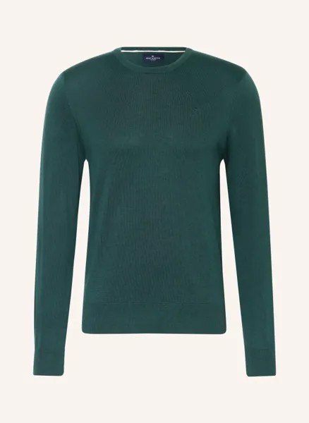 Пуловер Hackett London, зеленый