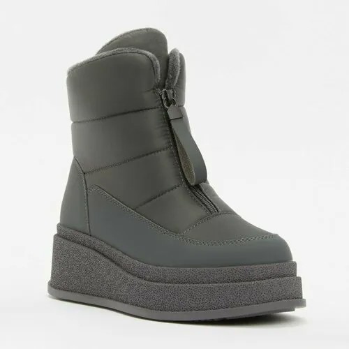 Дутики TENDANCE, размер 36, серый