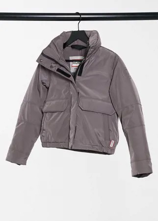 Утепленная куртка серо-сиреневого цвета Hunter Original-Коричневый