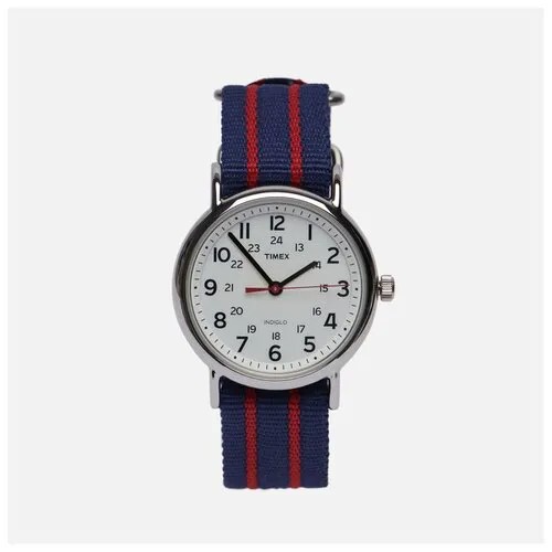 Наручные часы TIMEX Weekender, серебряный, синий