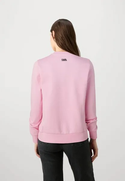 Свитер STACK LOGO KARL LAGERFELD, светло-красный