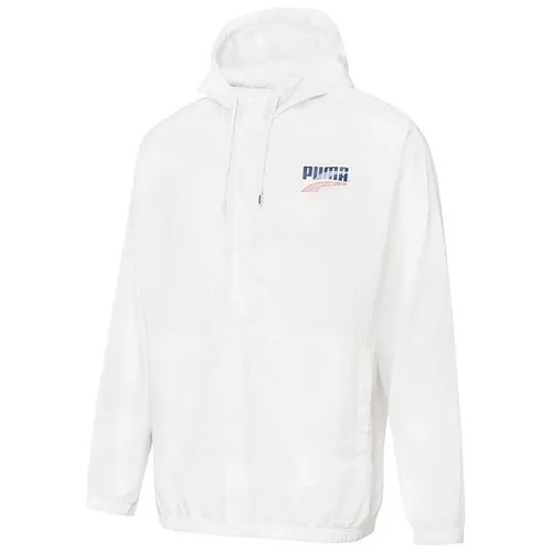 Куртка спортивная PUMA DECOR8 LIGHTWEIGHT WOVEN JACKET, размер L, белый