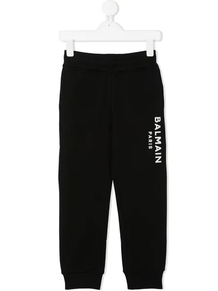 Balmain Kids спортивные брюки с логотипом