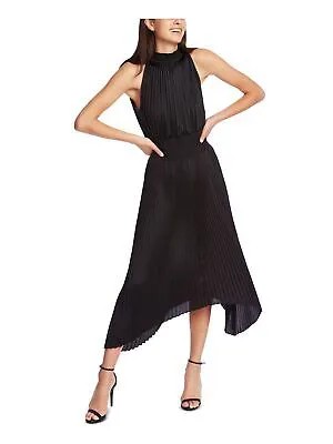 1. Женское черное платье-блузон без рукавов длиной до чая STATE M