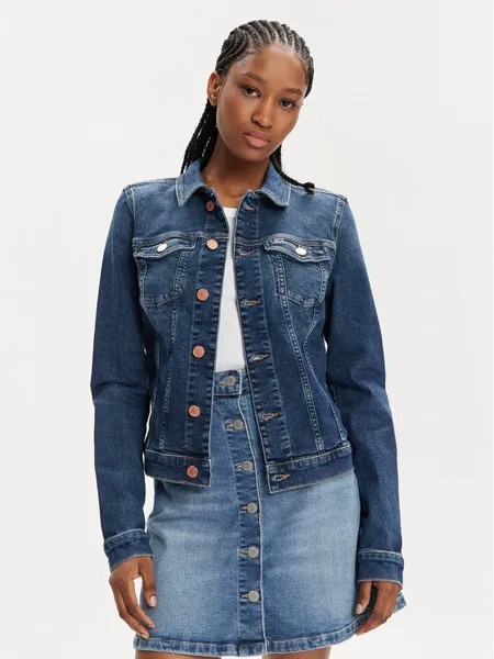 Джинсовая куртка узкого кроя Tommy Jeans, синий