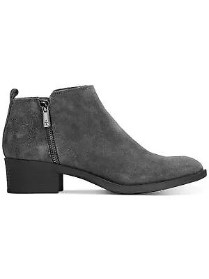 KENNETH COLE NEW YORK Женские серые кожаные ботильоны Dara с миндальным носком на блочном каблуке 7,5