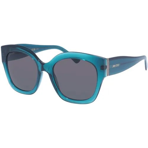 Солнцезащитные очки Jimmy Choo, синий, зеленый