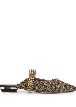 Kurt Geiger London твидовые балетки Princely