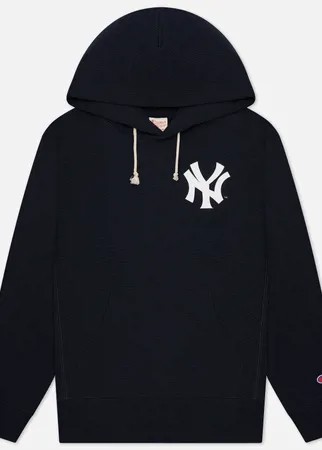 Мужская толстовка Champion Reverse Weave New York Yankees Hoodie, цвет синий, размер S