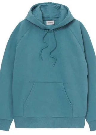 Толстовка  CARHARTT WIP Hooded Chase Sweatshirt Hydro / Gold 2021