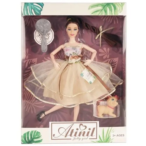 Кукла Atinil. В гармонии с природой в платье с двухслойной водушной юбкой, с аксессуарами, 28см - Junfa Toys [WJ-21573]