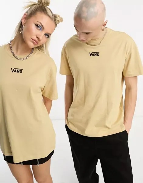 Песочная футболка унисекс Vans Center Drop