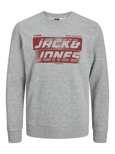 Толстовка JACK & JONES, пестрый серый