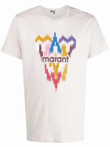 Isabel Marant logo-print short-sleeved T-shirt