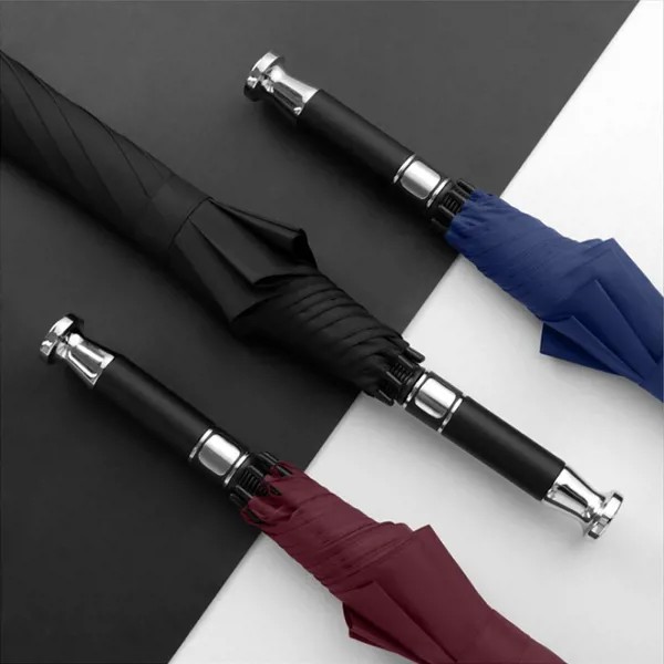 Прочный длинный женский корейский зонтик для самозащиты, пляжный перевернутый зонтик для самозащиты самурая, большой размер YYY40XP