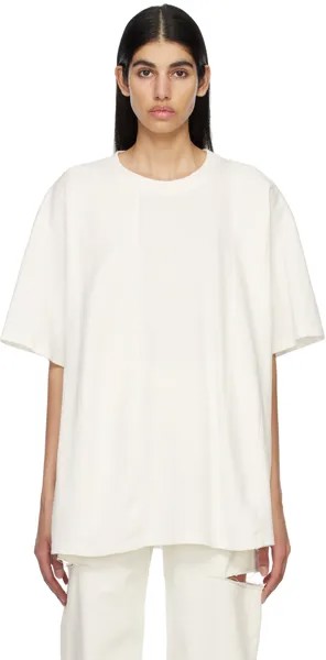 Off-White футболка со вставками MM6 Maison Margiela