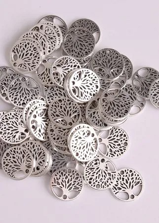 60шт Круглый кулон ювелирных изделий DIY