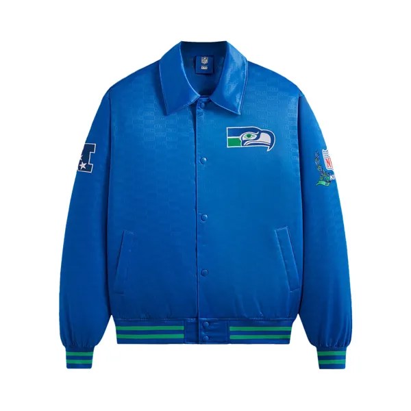 Kith For The NFL: атласный бомбер Seahawks Merriam